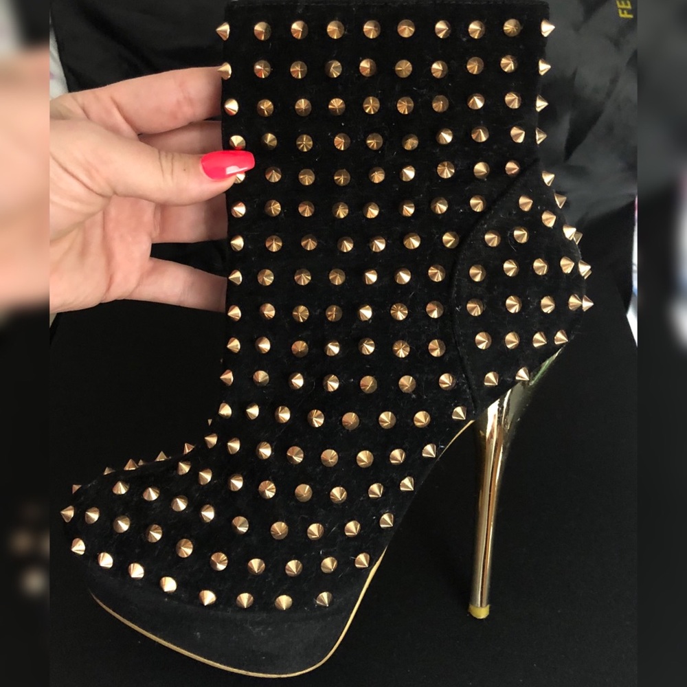 Privileged Spiked Booties